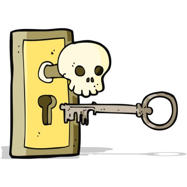 Çizgi film hortlak kapı tokmağı