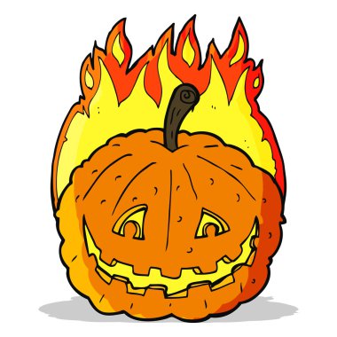 karikatür sırıtan kabak