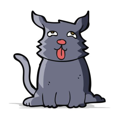 Çizgi film mutlu köpek.