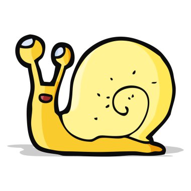 karikatür salyangoz