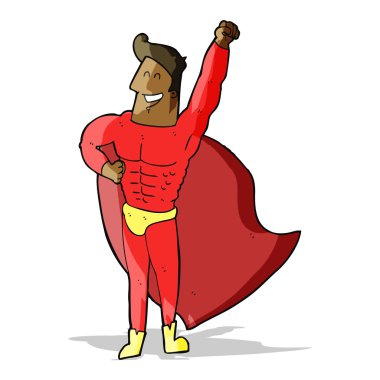 süper kahraman karikatür