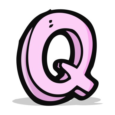 karikatür harf q