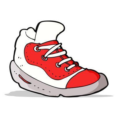 karikatür spor ayakkabı