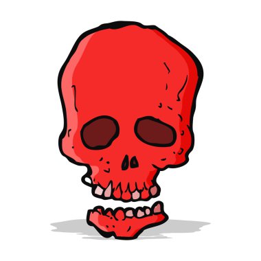 karikatür kafatası