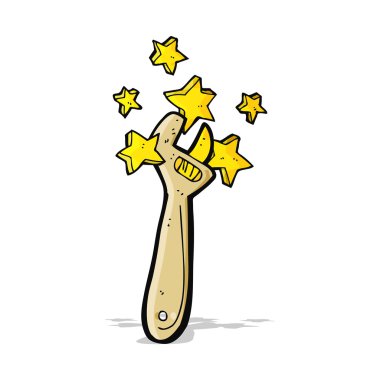 karikatür ayarlanabilir anahtarı