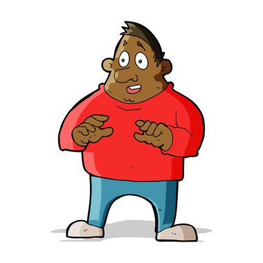 Çizgi film aşırı kilolu adamı heyecanlandırdı