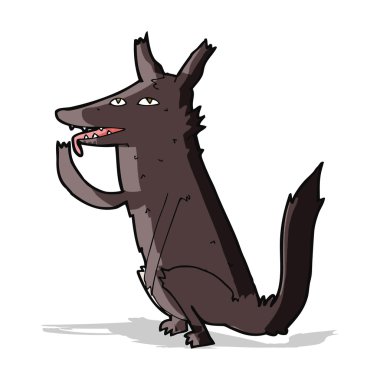 çizgi film kurt yalama pençe