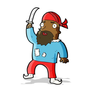 Cartoon piraat