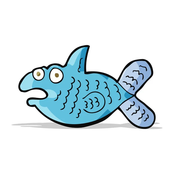 Peces de dibujos animados — Vector de stock