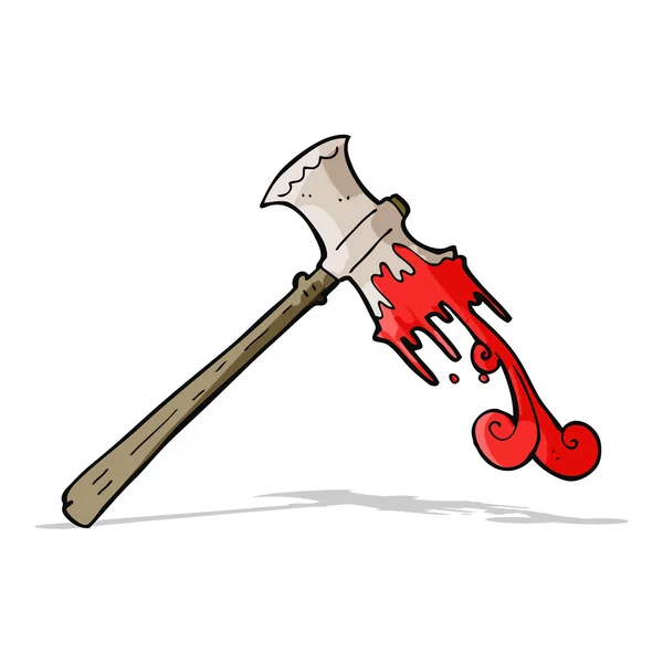 Cartoon slayer axe — Stock Vector