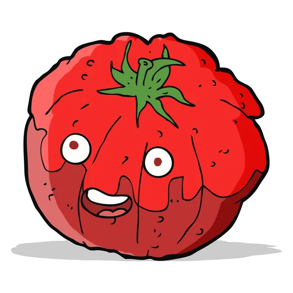 Мультфільм щасливі томатний — стоковий вектор