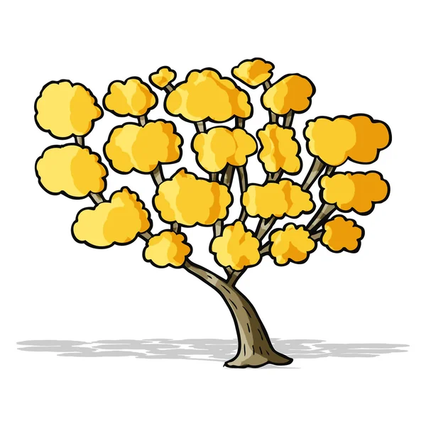 Árbol de dibujos animados — Vector de stock