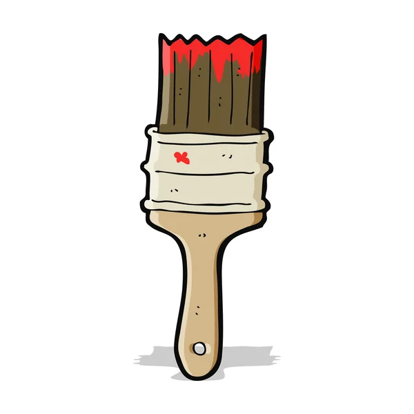 Karikatür boya fırçası — Stok Vektör