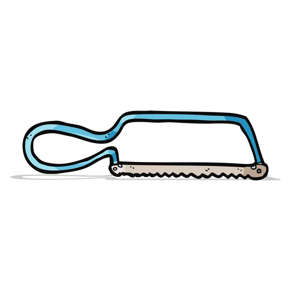 Cartoon hacksaw — Stock Vector