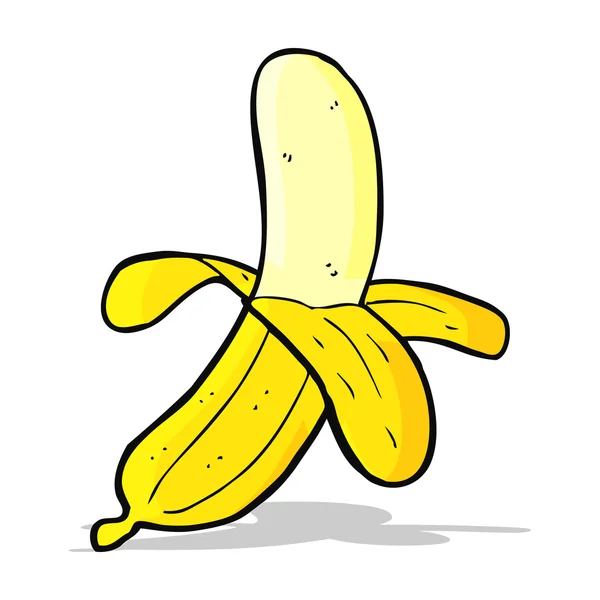 Banana dos desenhos animados — Vetor de Stock