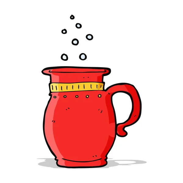 Cartoon bier tankard — Stockvector