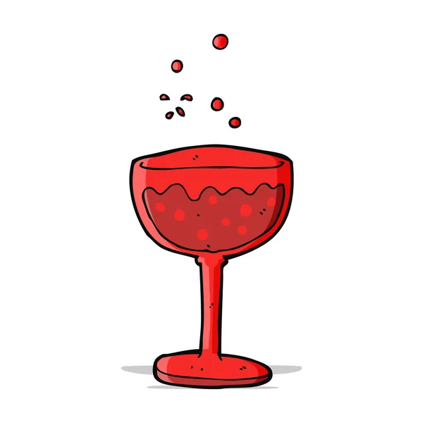 Cartoon-spritziger Cocktail — Stockvektor