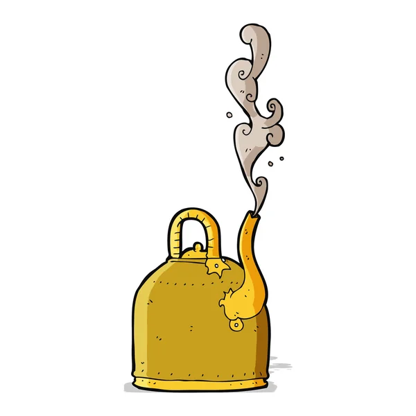 Stare żelazko czajnik kreskówka — Wektor stockowy