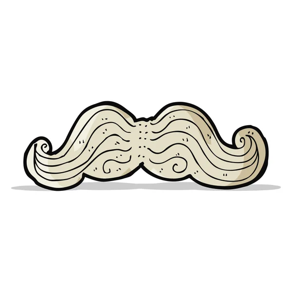 Cartoon mustache — Stock Vector