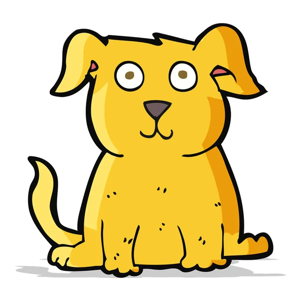漫画幸せな犬 — ストックベクタ