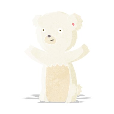 karikatür kutupsal ayı yavrusu