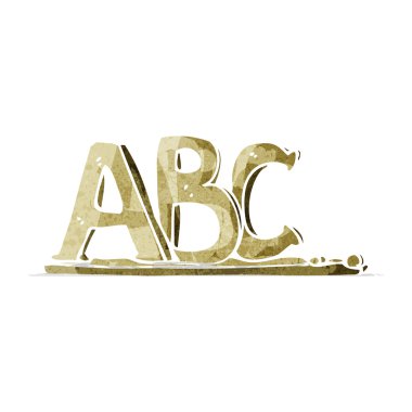 ABC harfleri cartoon