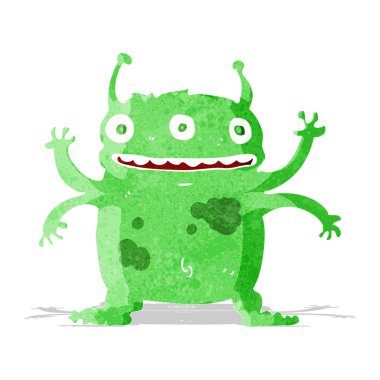 çizgi film uzaylı canavar