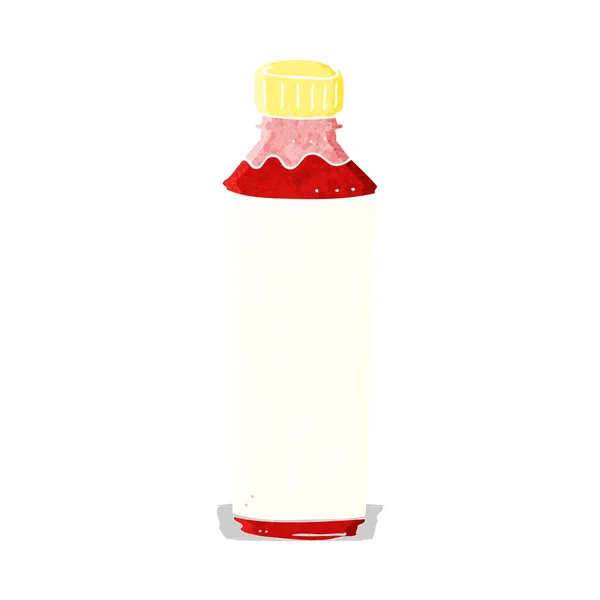 Bouteille de jus de dessin animé — Image vectorielle