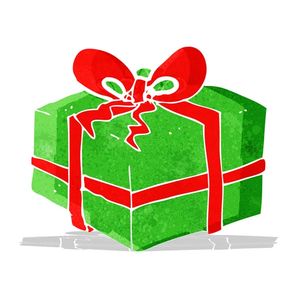 Cartoon kerstcadeau — Stockvector