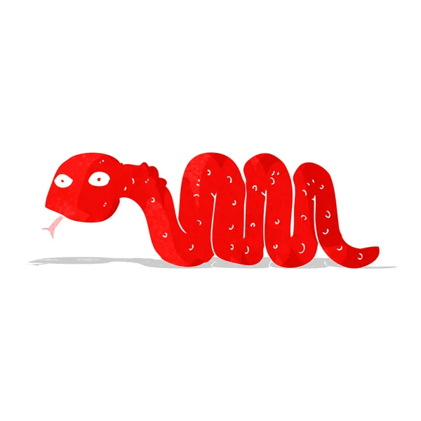Śmieszne kreskówka węża — Wektor stockowy