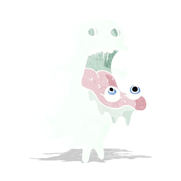 Dessin animé fantôme brut — Image vectorielle