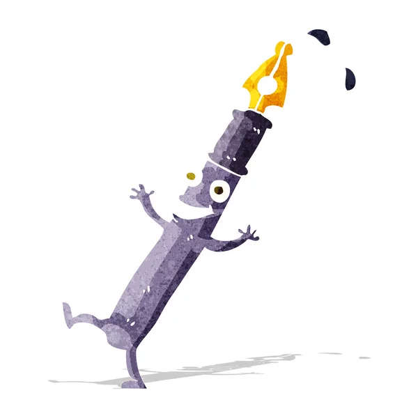 Karikatür kalem karakter — Stockvector