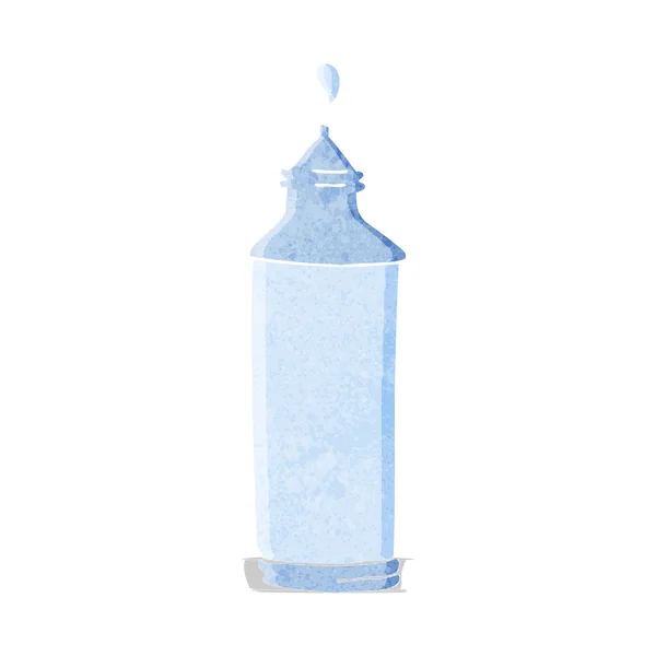Dibujos animados botella de agua — Vector de stock