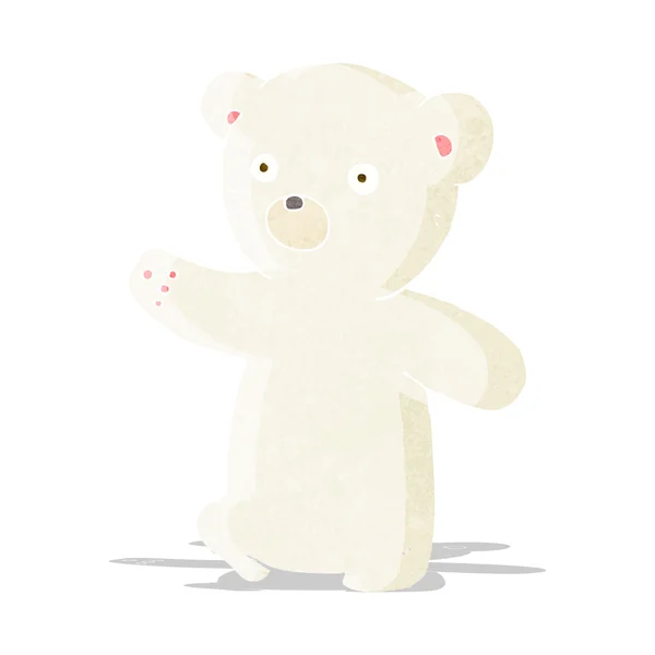 Cartoon polar bear cub — Stock vektor