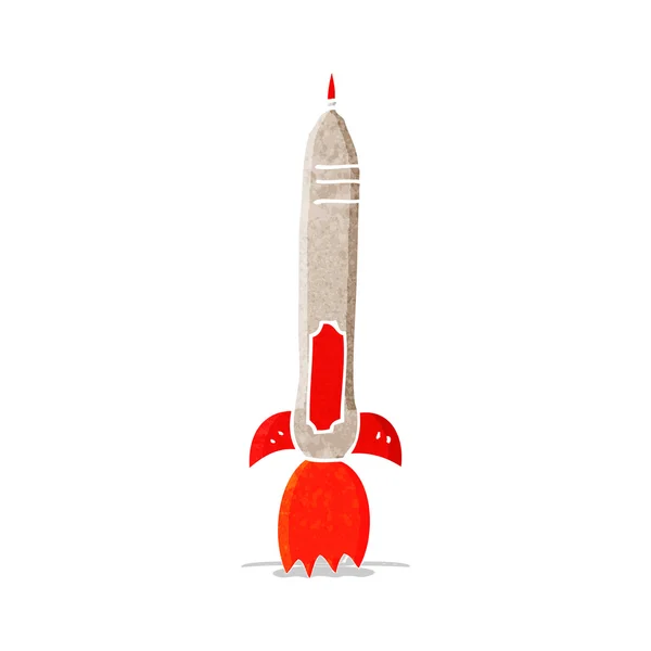 Cartoon missile — Stock Vector