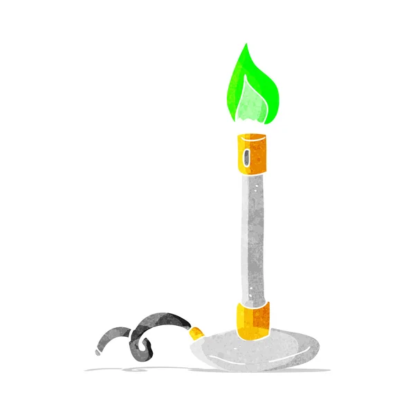 Cartoon bunsen burner — Stock Vector