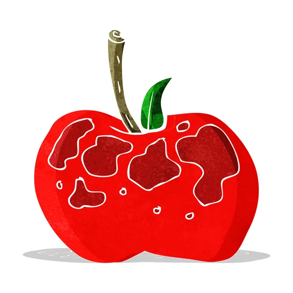Kreslený jablko — Stockový vektor