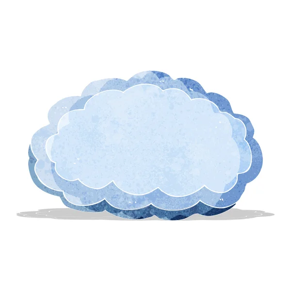 Rajzfilm dekoratív felhő — Stock Vector