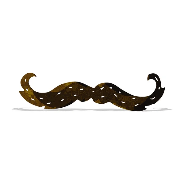 Símbolo de bigode de desenhos animados — Vetor de Stock