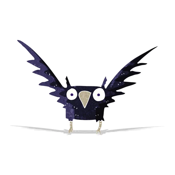 Мультяшная страшная птица — стоковый вектор