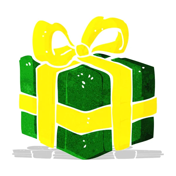 Cartoon kerstcadeau — Stockvector