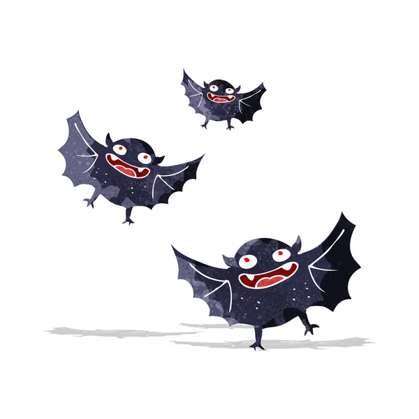 Murciélagos vampiro de dibujos animados — Archivo Imágenes Vectoriales