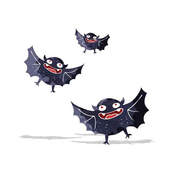 Chauves-souris vampire dessin animé — Image vectorielle