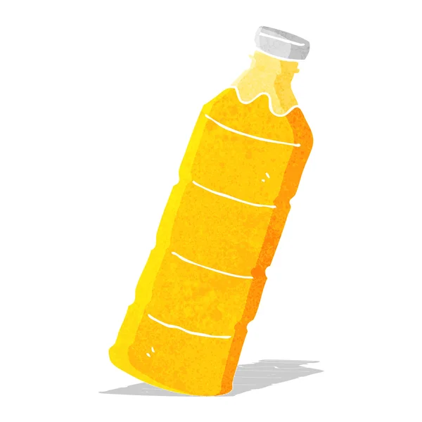 Cartone animato bottiglia di succo d'arancia — Vettoriale Stock