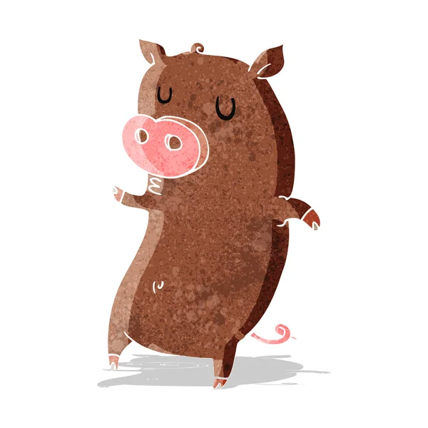 可爱的卡通猪 — 图库矢量图片