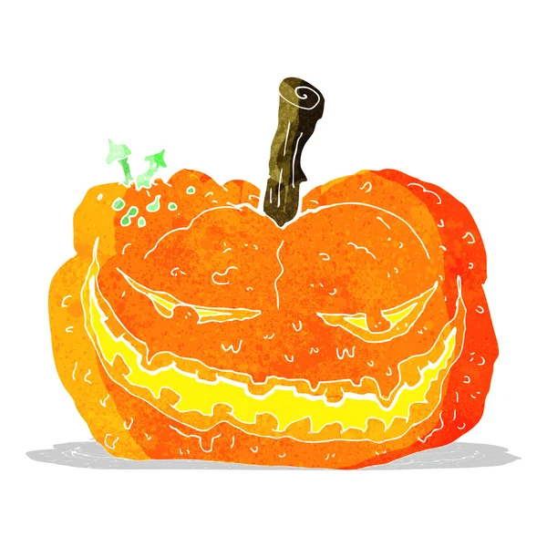 Cartoon halloween pumpa — Stock vektor