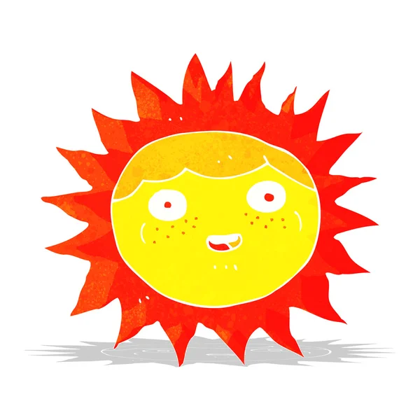 Solen seriefigur — Stock vektor