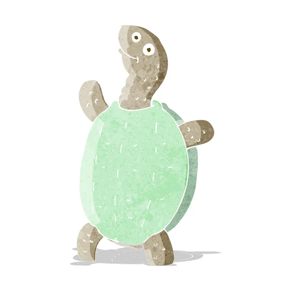 Cartoon happy sköldpadda — Stock vektor