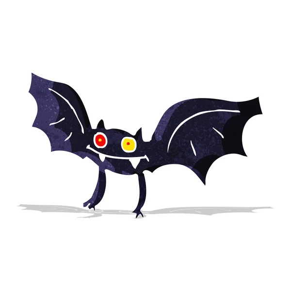 Murciélago vampiro de dibujos animados — Vector de stock