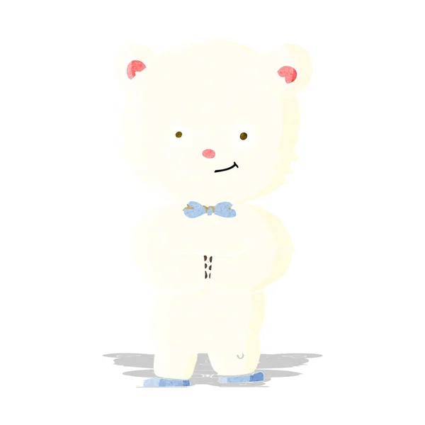 Desenho animado pequeno urso bonito —  Vetores de Stock